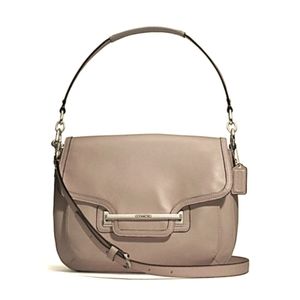 Coach Taylor Leather Flap Shoulder/Crossbody Handbag